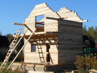 Строительство садового домика из бруса - Кострома
